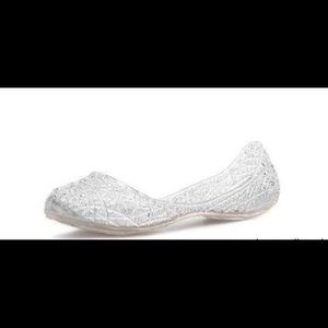 Steve Madden Swirly Ballet Flat Clear Jellies